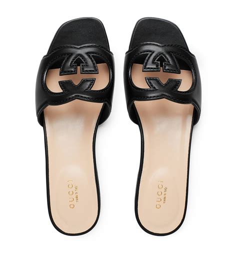 gucci miami interlocking g platform sandals|gucci slide sandals.